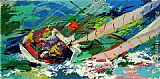 Leroy Neiman Famous Paintings - Yawl Sailing